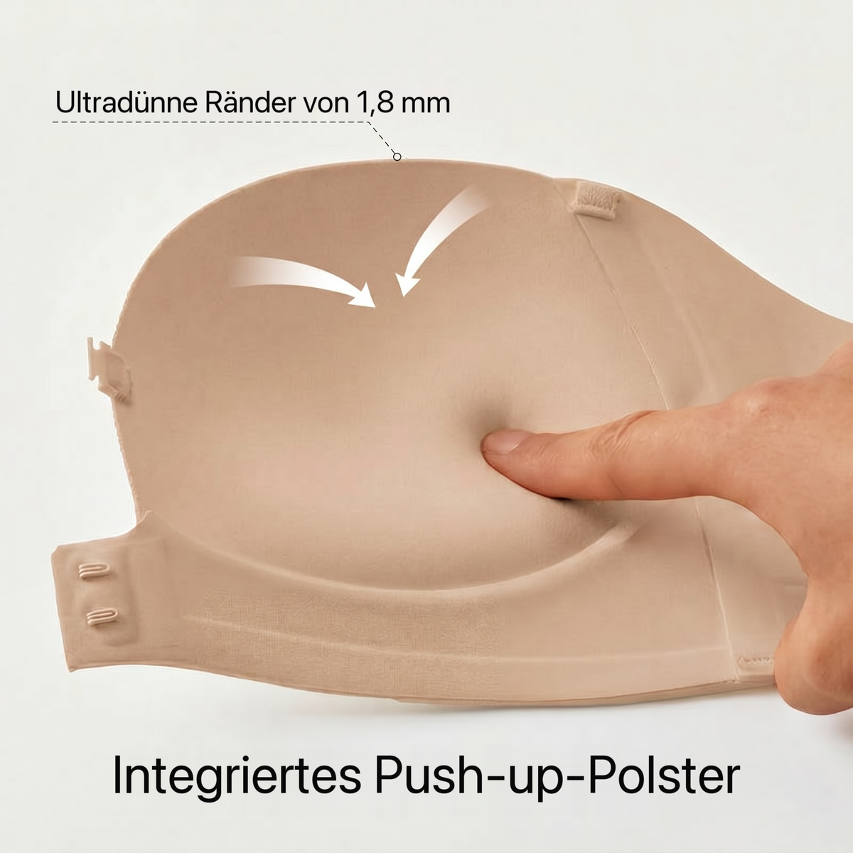 Trägerloser Push-up-BH