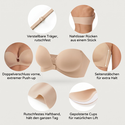 Trägerloser Push-up-BH